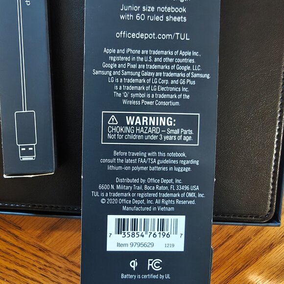 TUL Wireless Charging Notebook - Picture 7 of 7